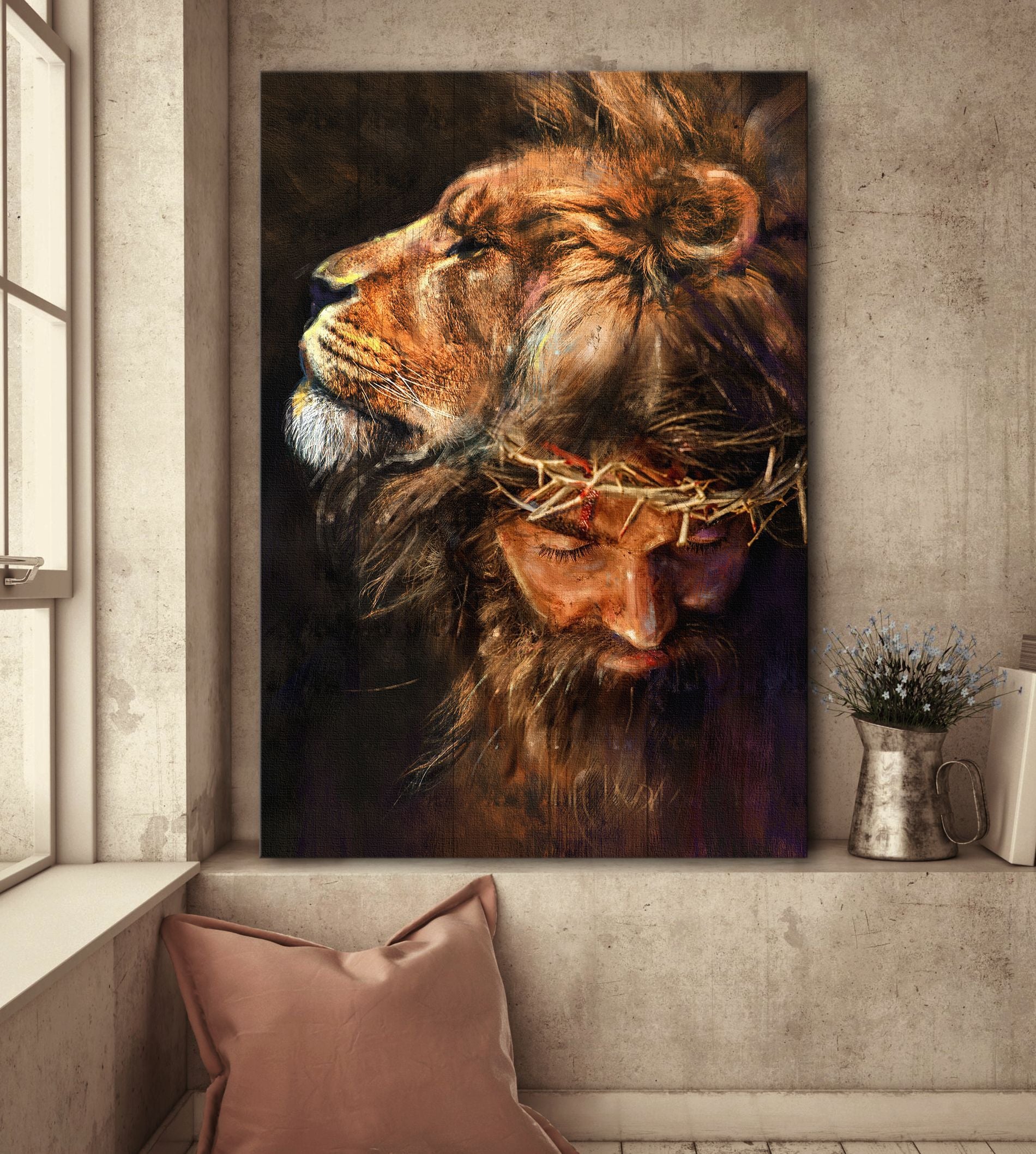 Gift For Dad - Jesus - The Lion Of Judah | Poster | Father's Day Gift ...