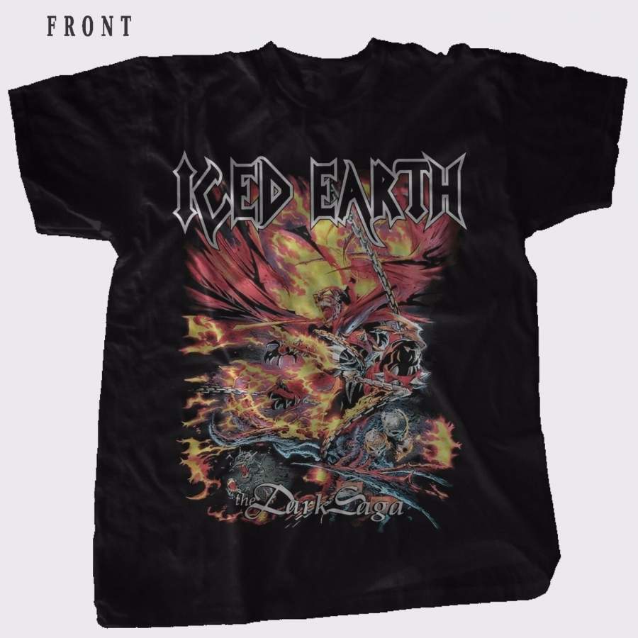 Iced Earth-The Dark Saga-Heavy Metal-Blind Guardian T-Shirt