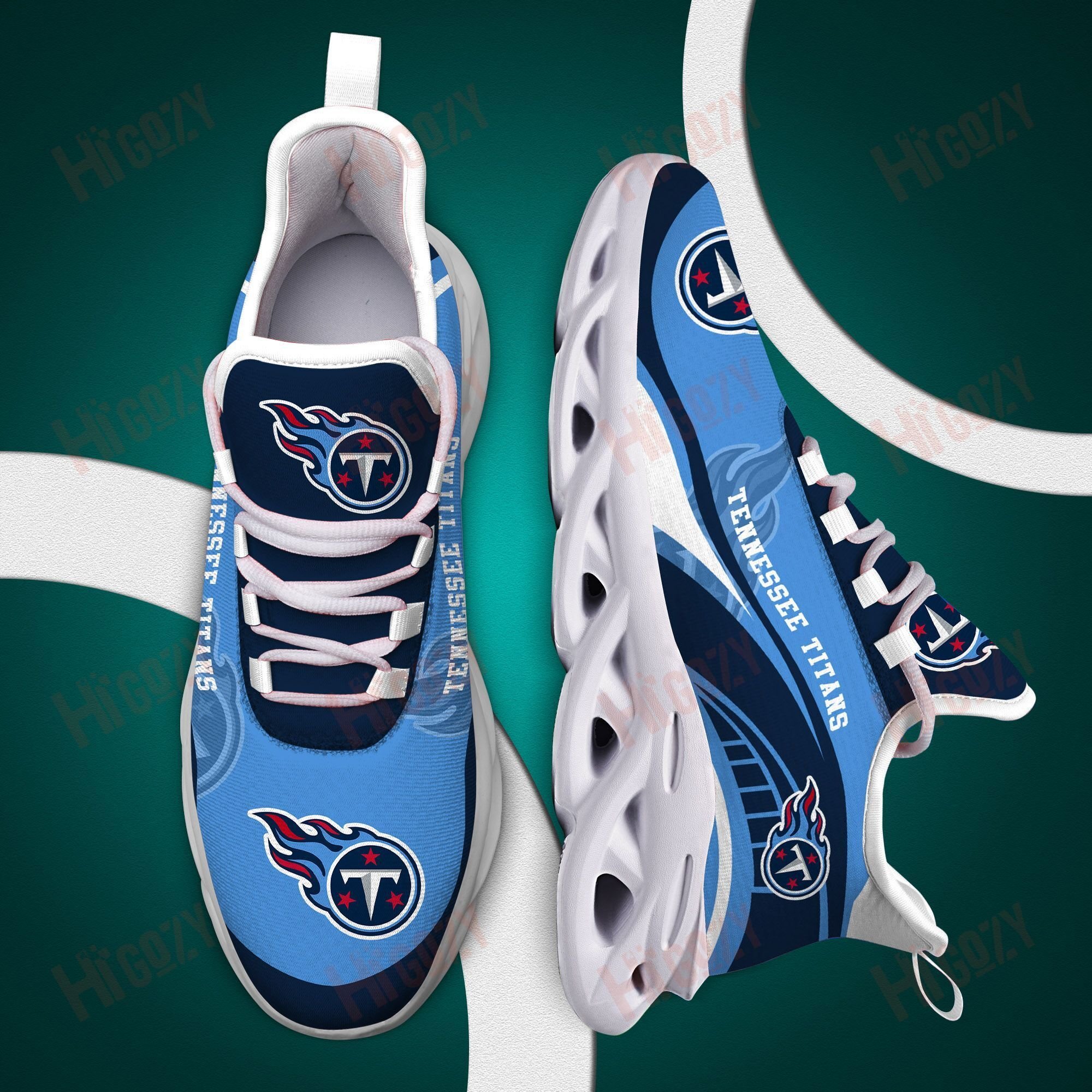 Tennessee Titans 3D Clunky Sneaker New Trending 2021 Summer N1642