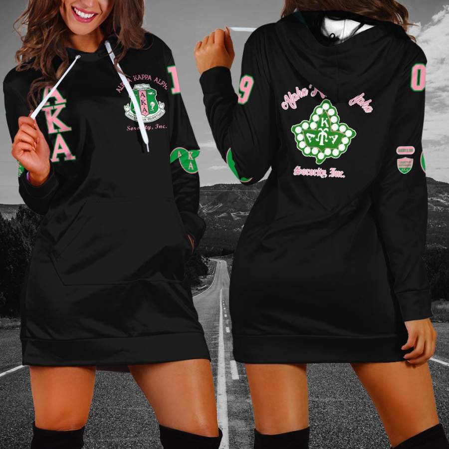 Alpha Kappa Alpha Hoodie Dress 171020191