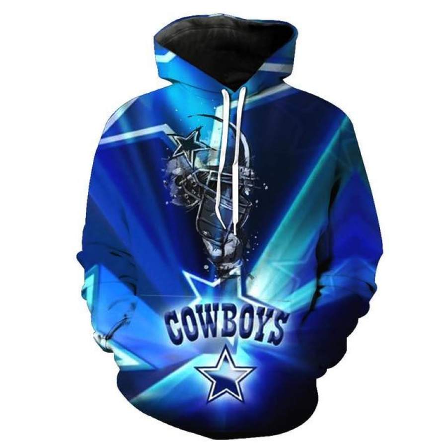 Dallas Cowboys 3D Hoodie