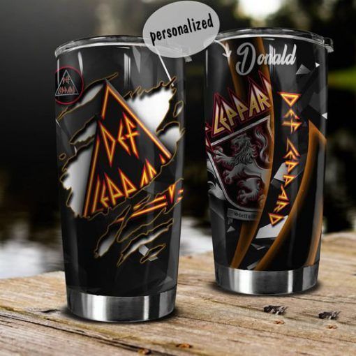 Personalized Name Def Leppard Rock Band 103 Gift For Lover Day Travel Tumbler All Over Print
