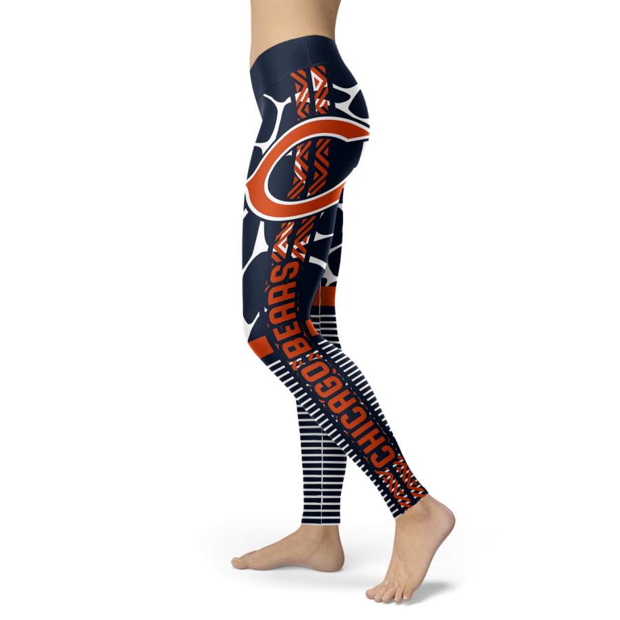 Cool Air Lighten Attractive Kind Chicago Bears Leggings