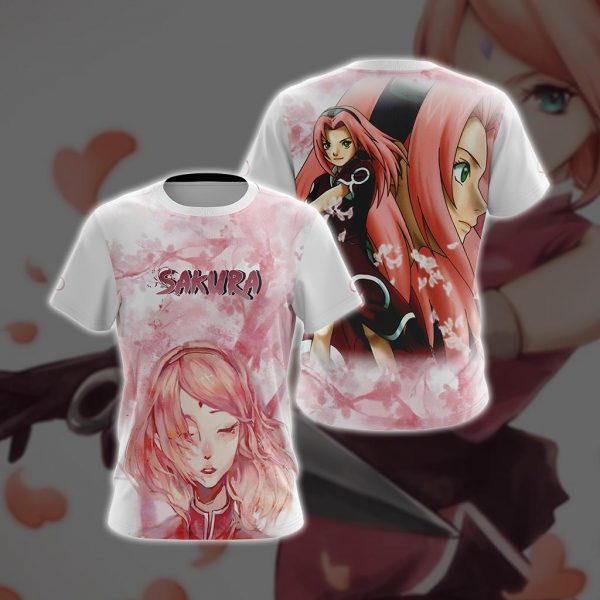 Naruto – Sakura Haruno New Unisex 3D T-Shirt All Over Print