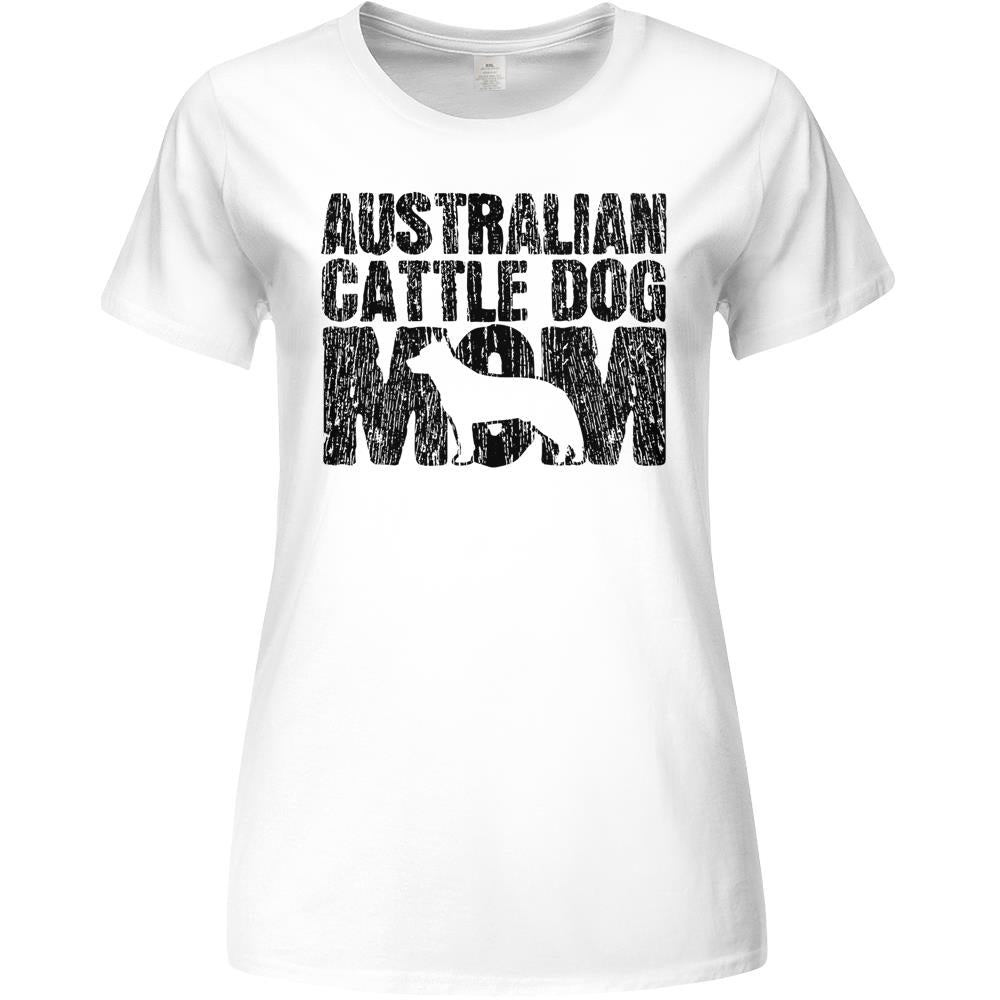 Australian Cattle Dog Mom Mama Mothers Day Gift Vintage Premium Womens Tshirts