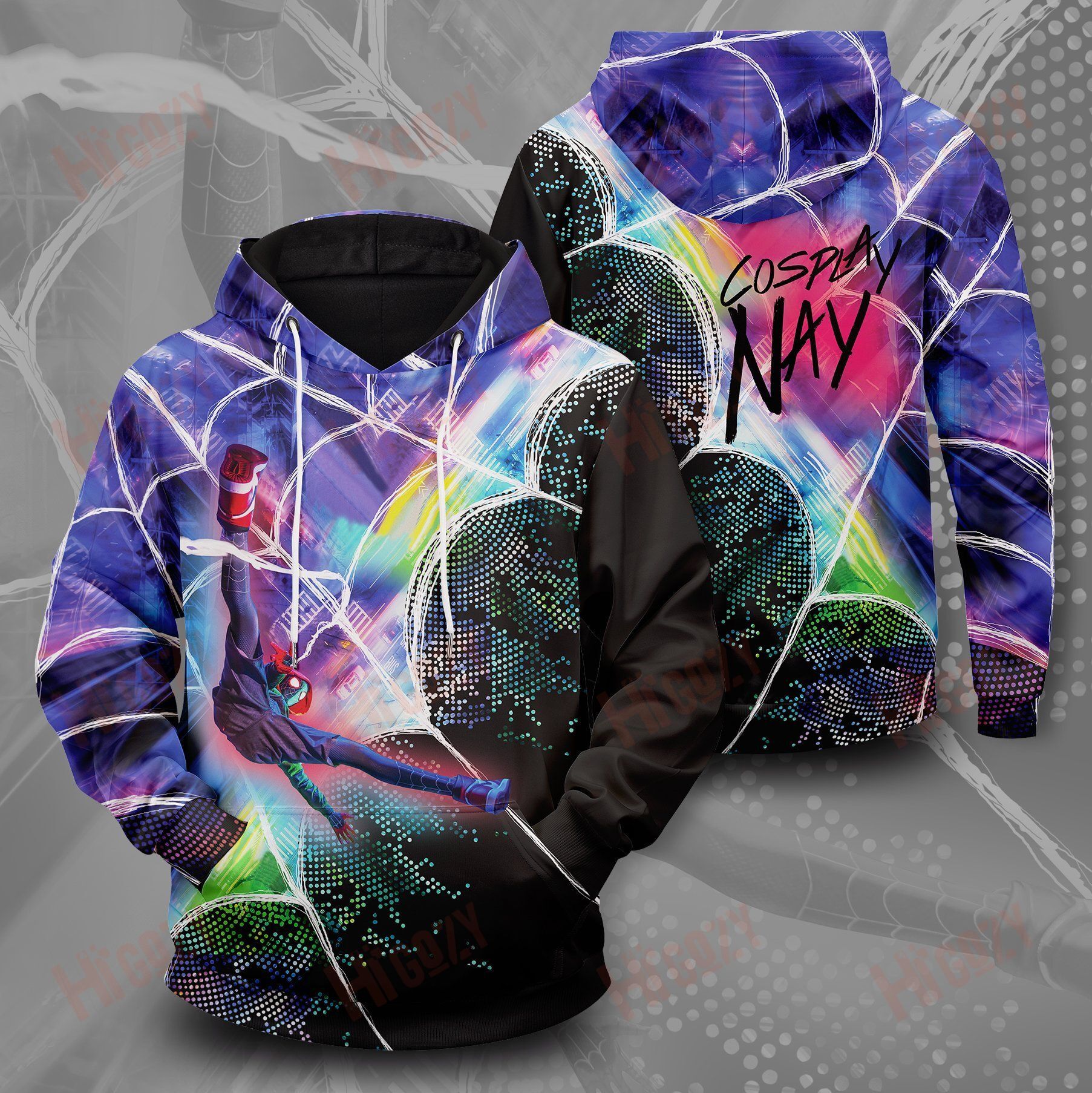 Web Slinger Miles – Signed Unisex Pullover Hoodie