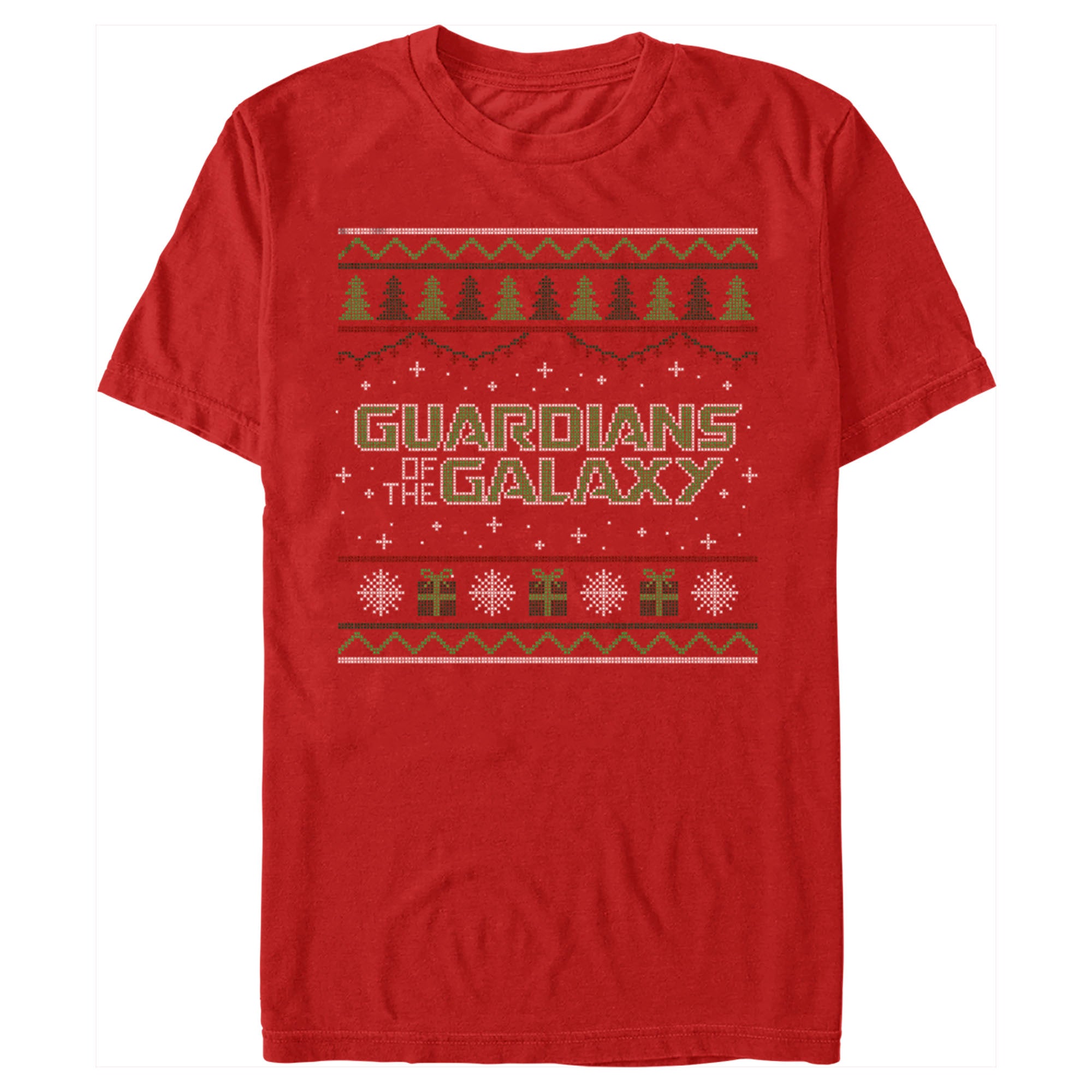 Men’S Guardians Of The Galaxy Holiday Special Christmas Sweater Print T-Shirt