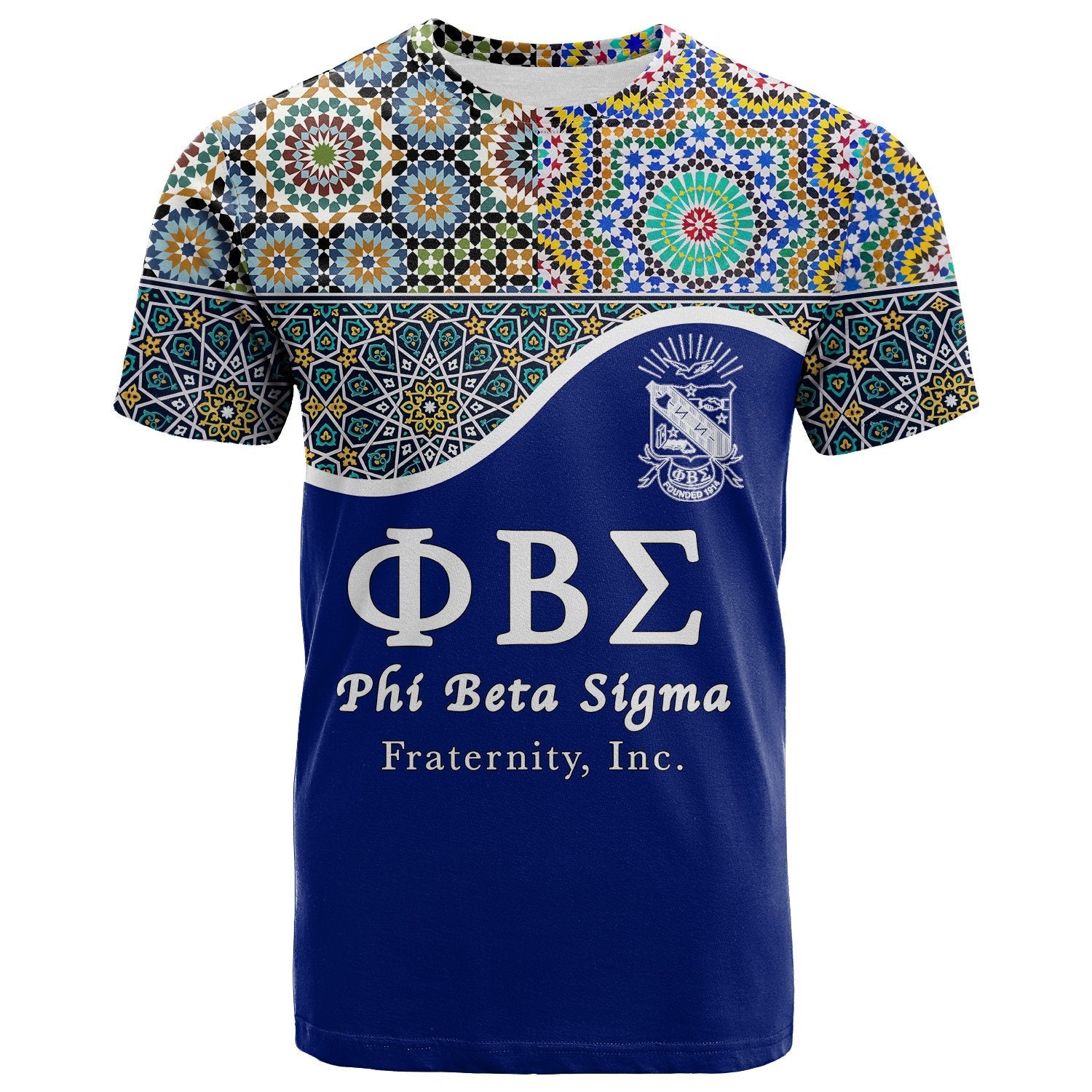 Phi Beta Sigma Geomatric Africa Gomab Handsign T Shirt – Lt20