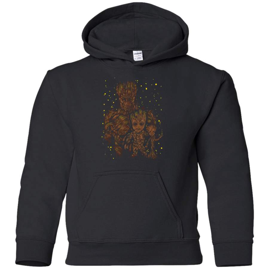 The evolution of Groot Youth Hoodie