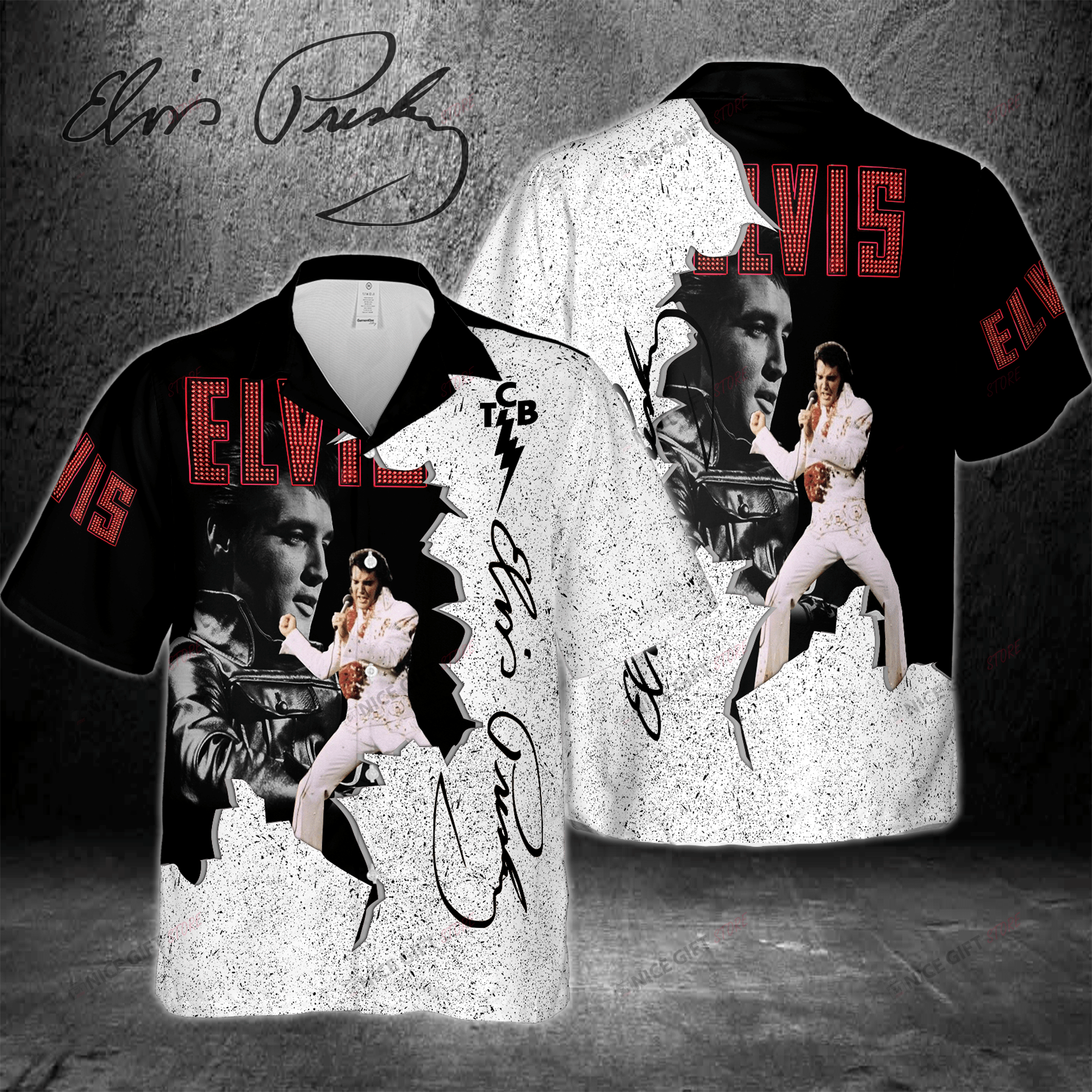 Elvis Presley Hawaiian 3D Shirt 3Hs-V1M5