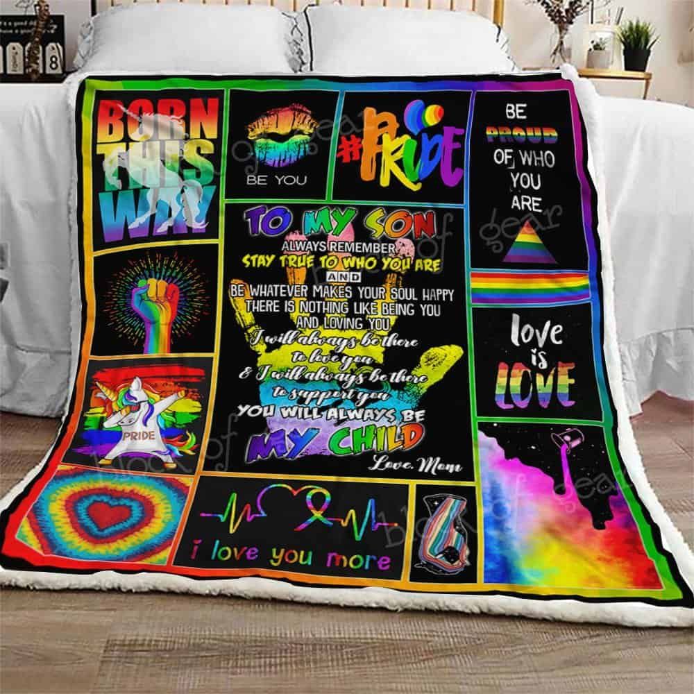 To My Son, LGBT Blanket TH758