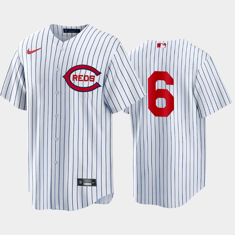 Cincinnati Reds 6 Jonathan India White 2022-23 Field of Dreams Jersey Men’s