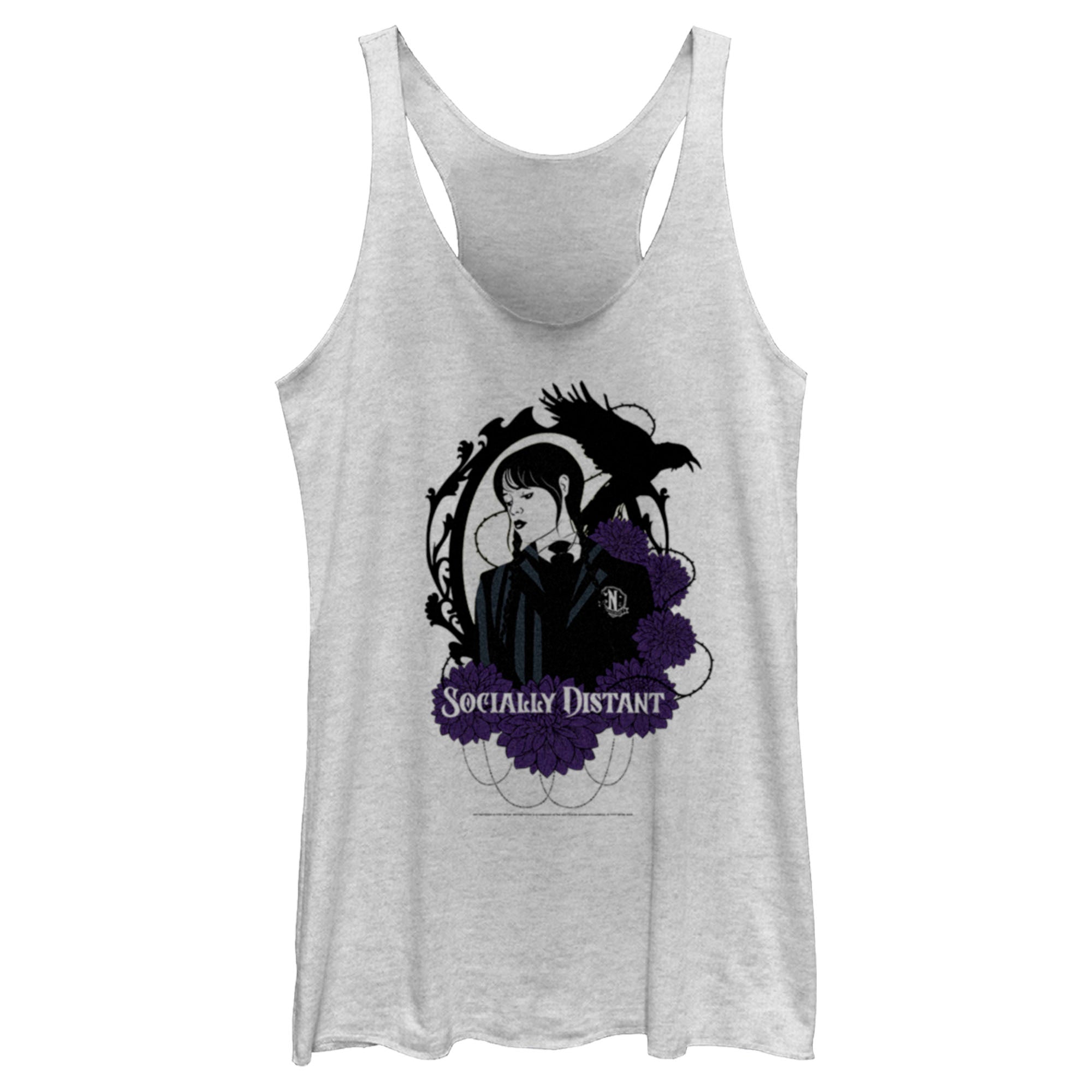 Women’S Wednesday Socially Distant Racerback Tank Top