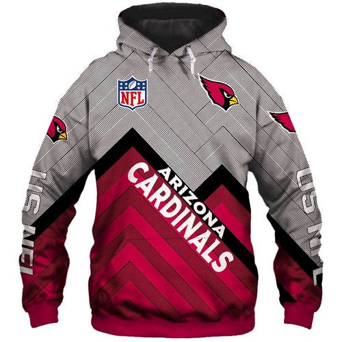 Arizona Cardinals 3D Hoodie Zip Sweatshirt Custom Full  Personalize Personalized Trending Gift