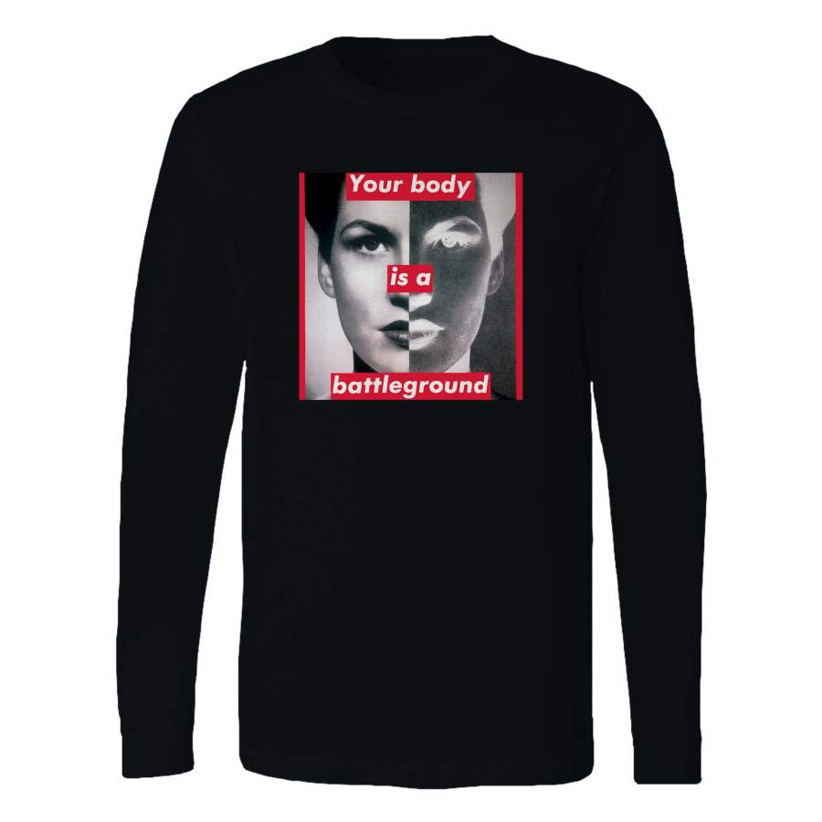 Vtg Barbara Kruger Long Sleeve T-Shirt