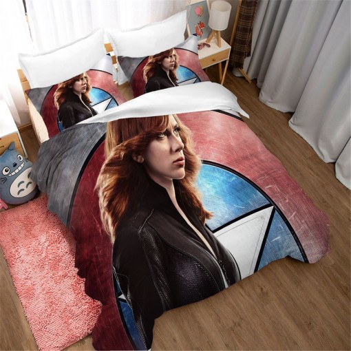 Black Widow Natasha Romanoff 1 Duvet Cover Pillowcase Home Decor 3D Bedding Set Decor