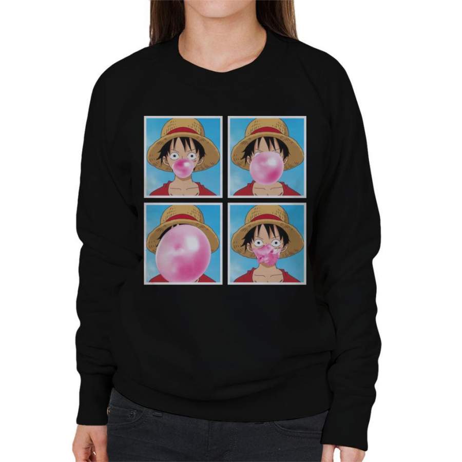 Monkey D Luffy Bubblegum One Piece Women’s Sweatshirt