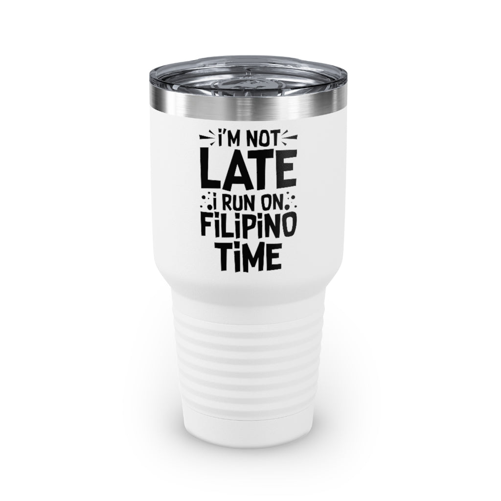 30Oz Tumbler Stainless Steel Colors Funny Saying Tardily Visiting Filipino Sarcastic Women Men Funny Ridiculous