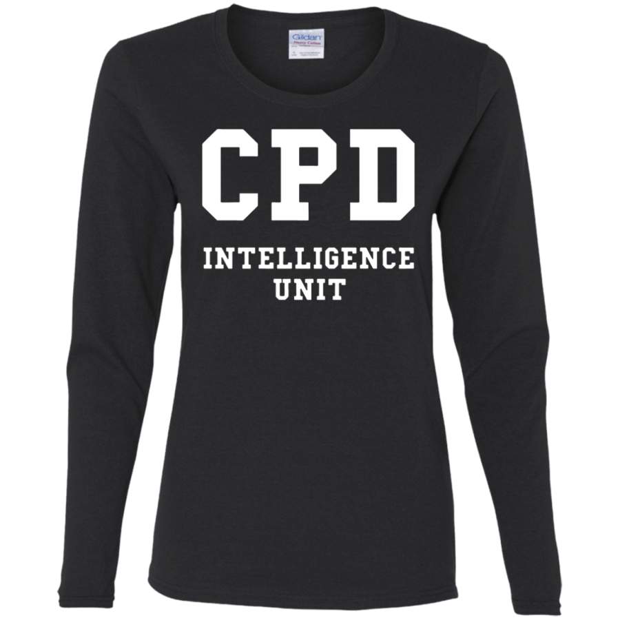 AGR Be A Part Of The Top Cop Drama On Tv Chicago Pd Cpd Hanes gun T-Shirts Ladies’ Cotton LS T-Shirt