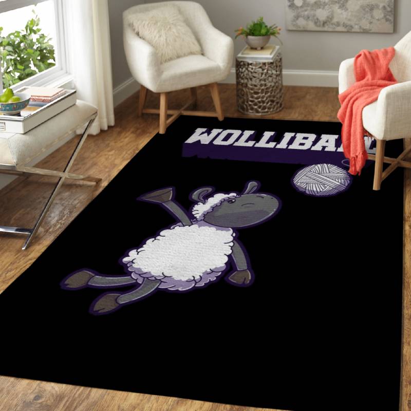 Volleyball Sheep – Funny Animals Area Rug Carpet