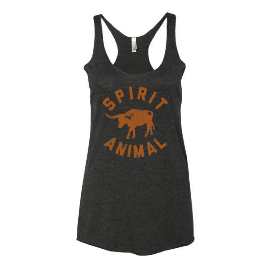 Texas Spirit Animal Womens Racerback Tank