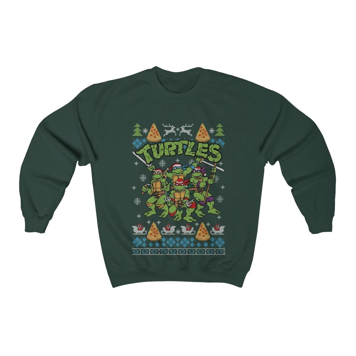 Teenage Mutant Ninja Turtles Ugly Christmas Sweater Unisex Sweatshirt