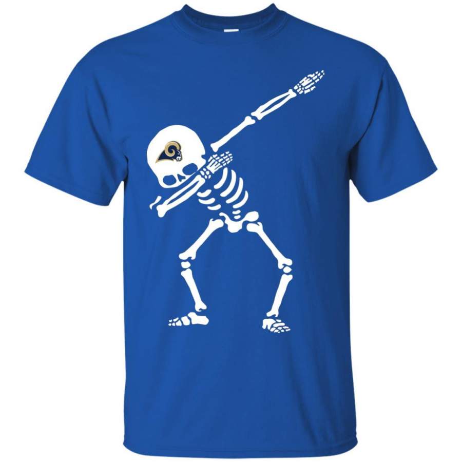 Dabbing Skull Los Angeles Rams T Shirts