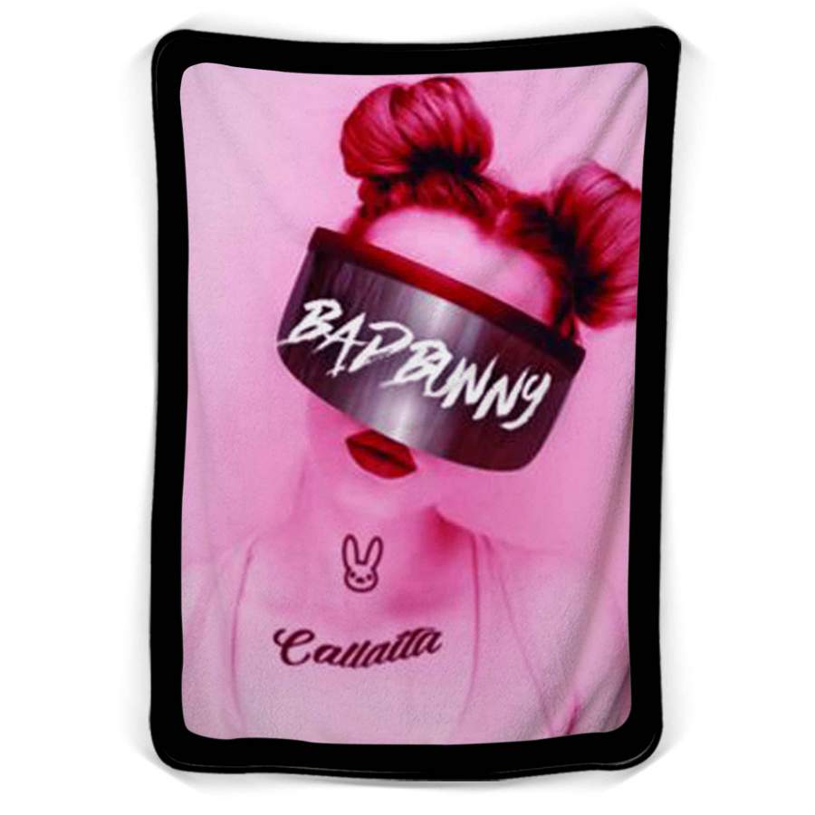 Bad Bunny Callaita Reggaeton Regueton Fleece Blanket