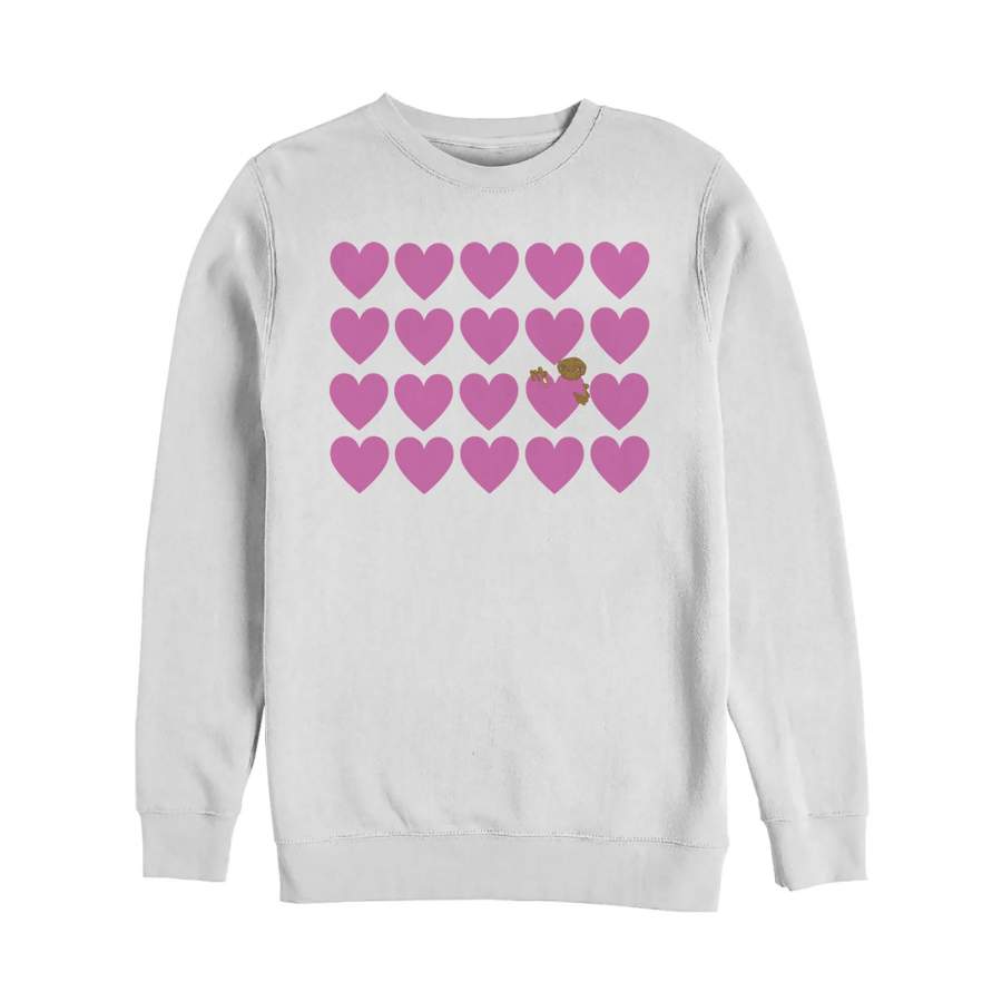 E.T. the Extra-Terrestrial Men’s Valentine Hidden Alien Heart  Sweatshirt