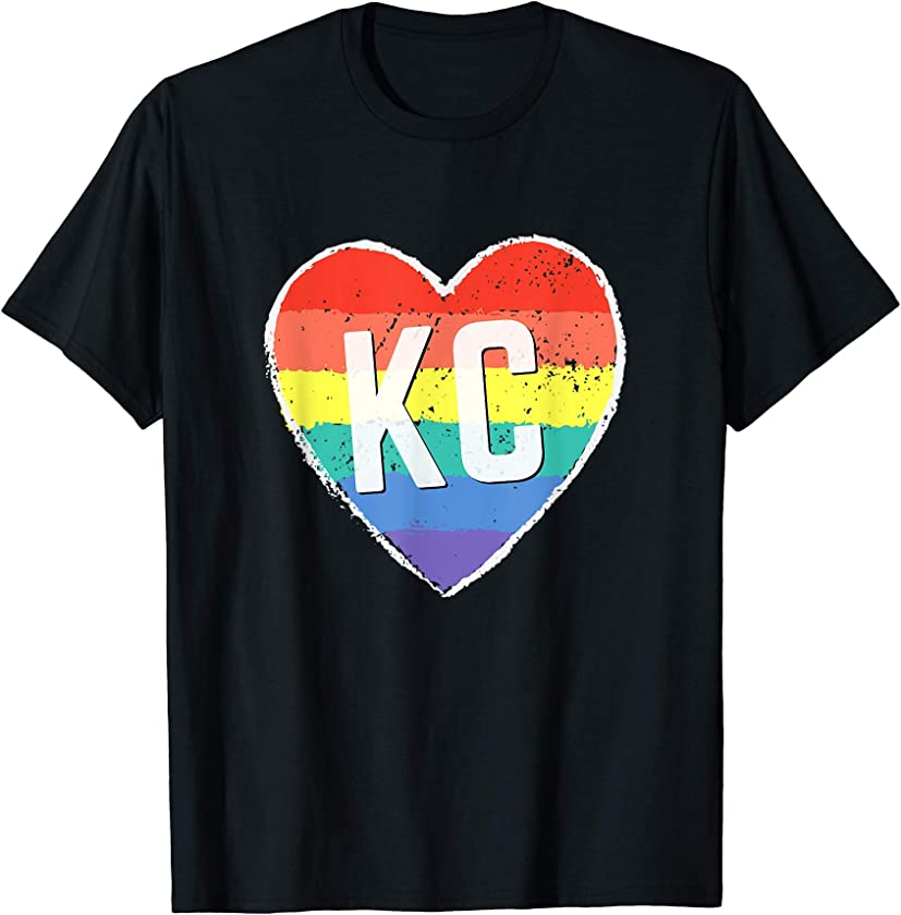 Vintage Rainbow Heart KC T-Shirt