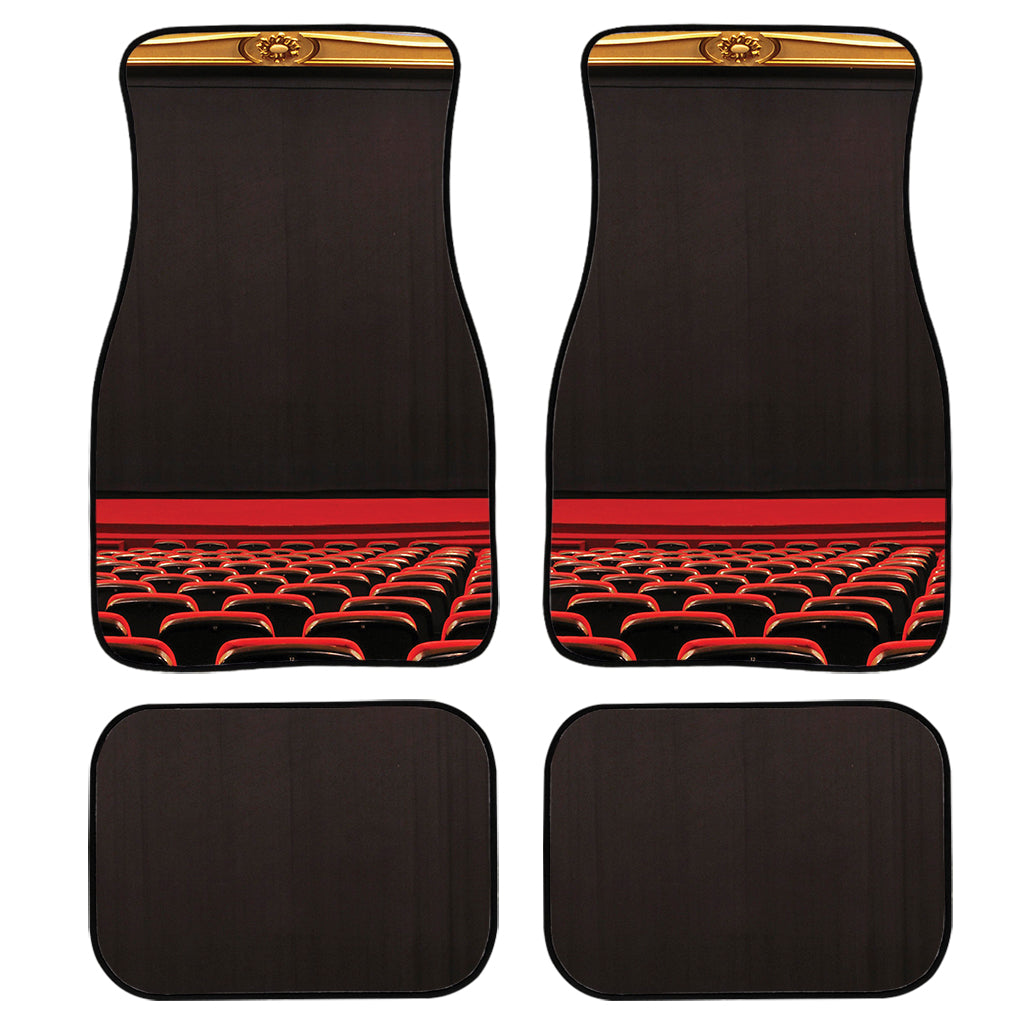 Theatre Stage Print Front And Back Car Floor Mats, Front Car Mat