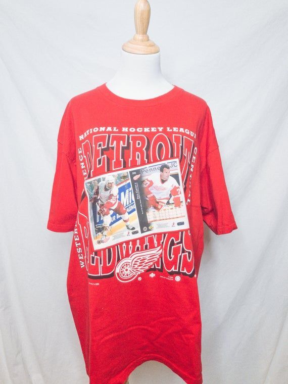 Vintage Detroit Red Wings Paul Coffey 1996 Shirt