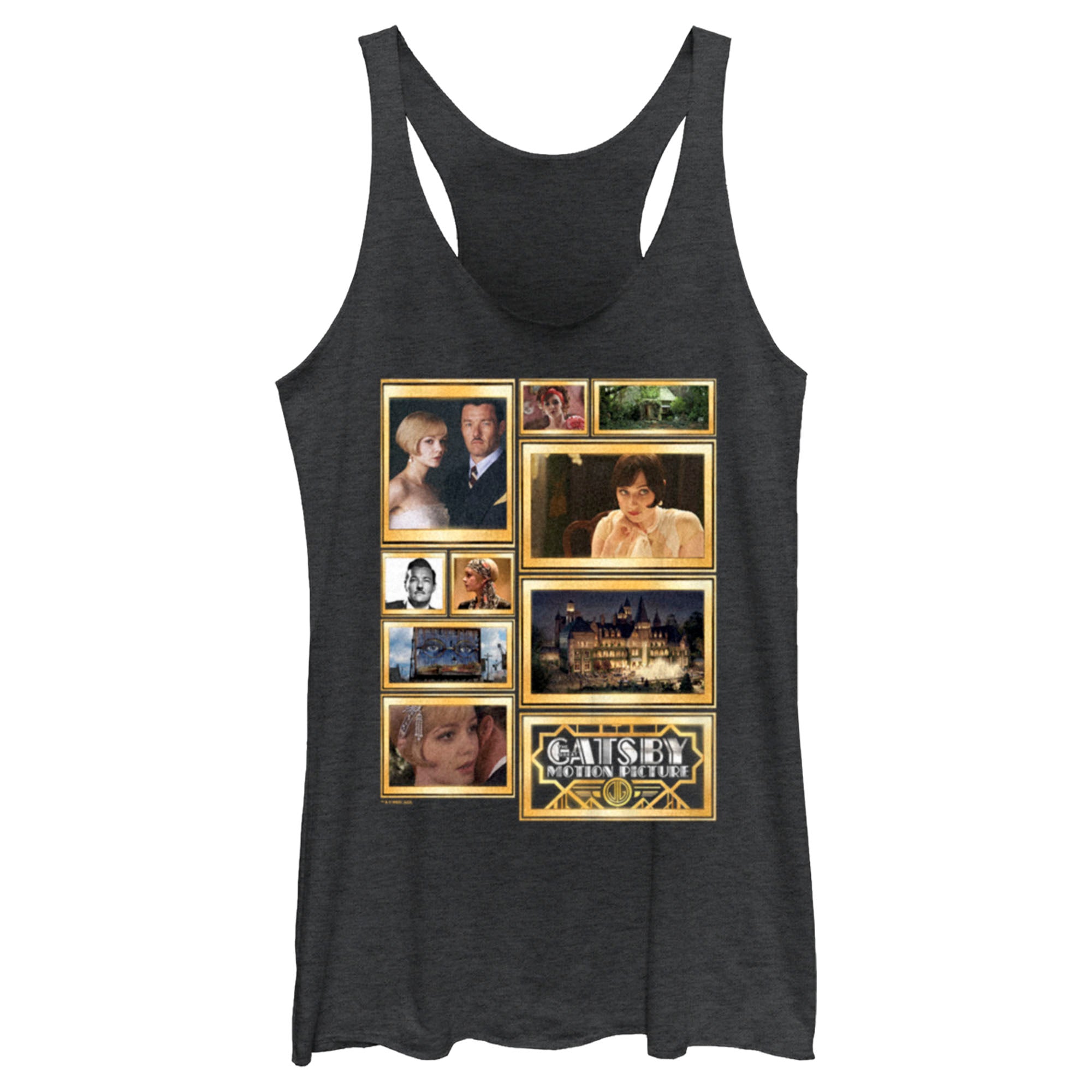 Women’S The Great Gatsby Movie Scenes Racerback Tank Top