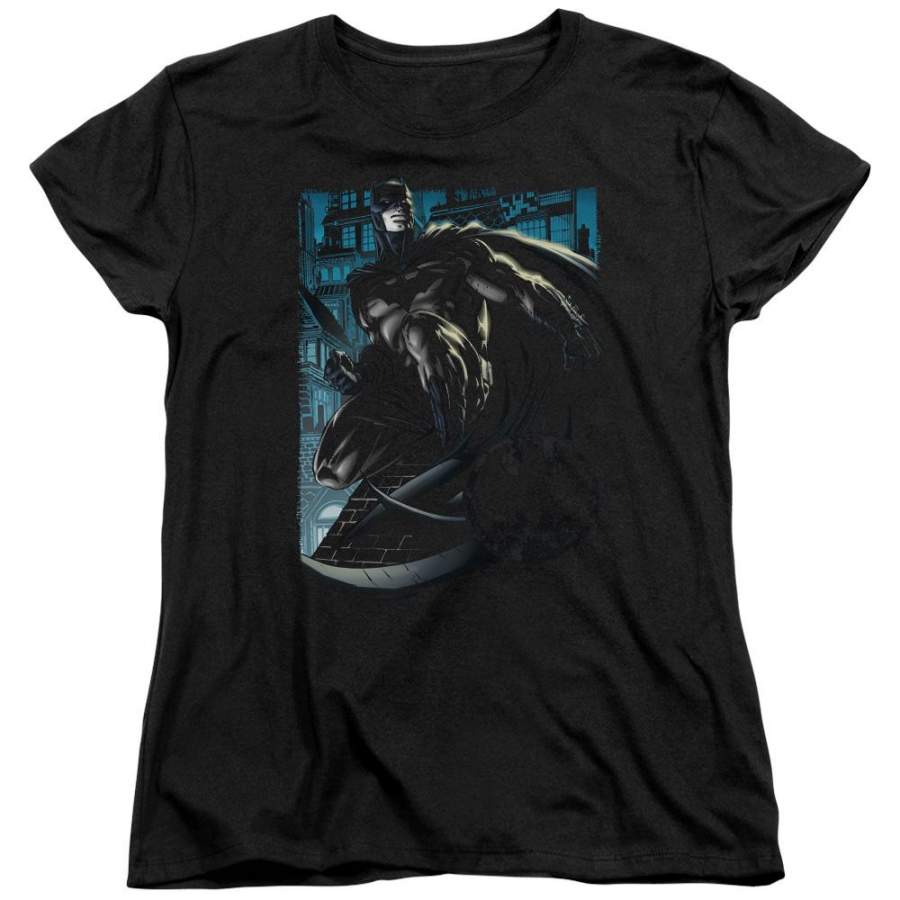 Batman – Knight Falls In Gotham Short Sleeve Women’s Tee