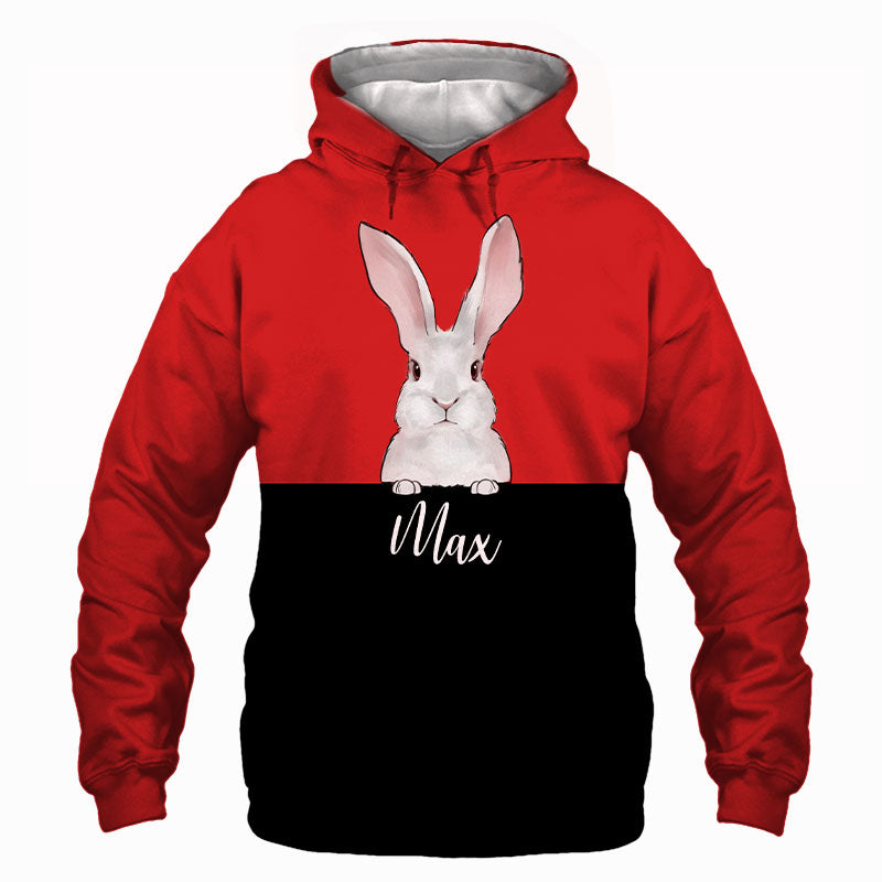 Rabbit Lover Gift – Personalized Rabbit Name 3D Colors Shirt Vhss0331