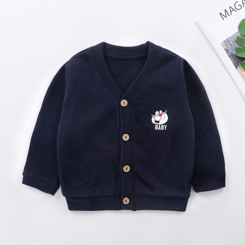 2020 Autumn Girls Cardigan Sweater Top Baby Children Clothing New Boys Girls Knitted Cardigan Sweater Newborn Outerwear Sweaters alx