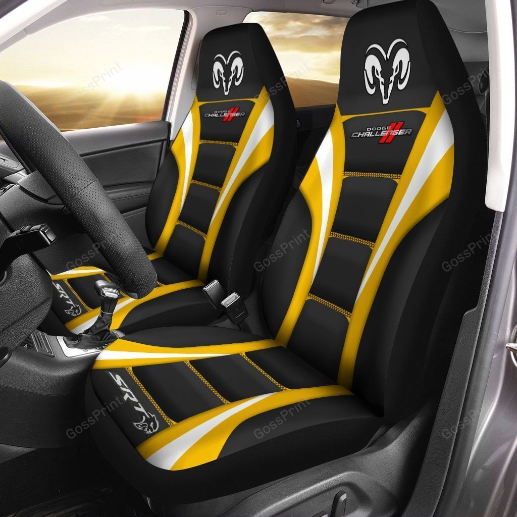 Dodge Challenger Car Seat Cover ( Set Of 2 ) Ver 7