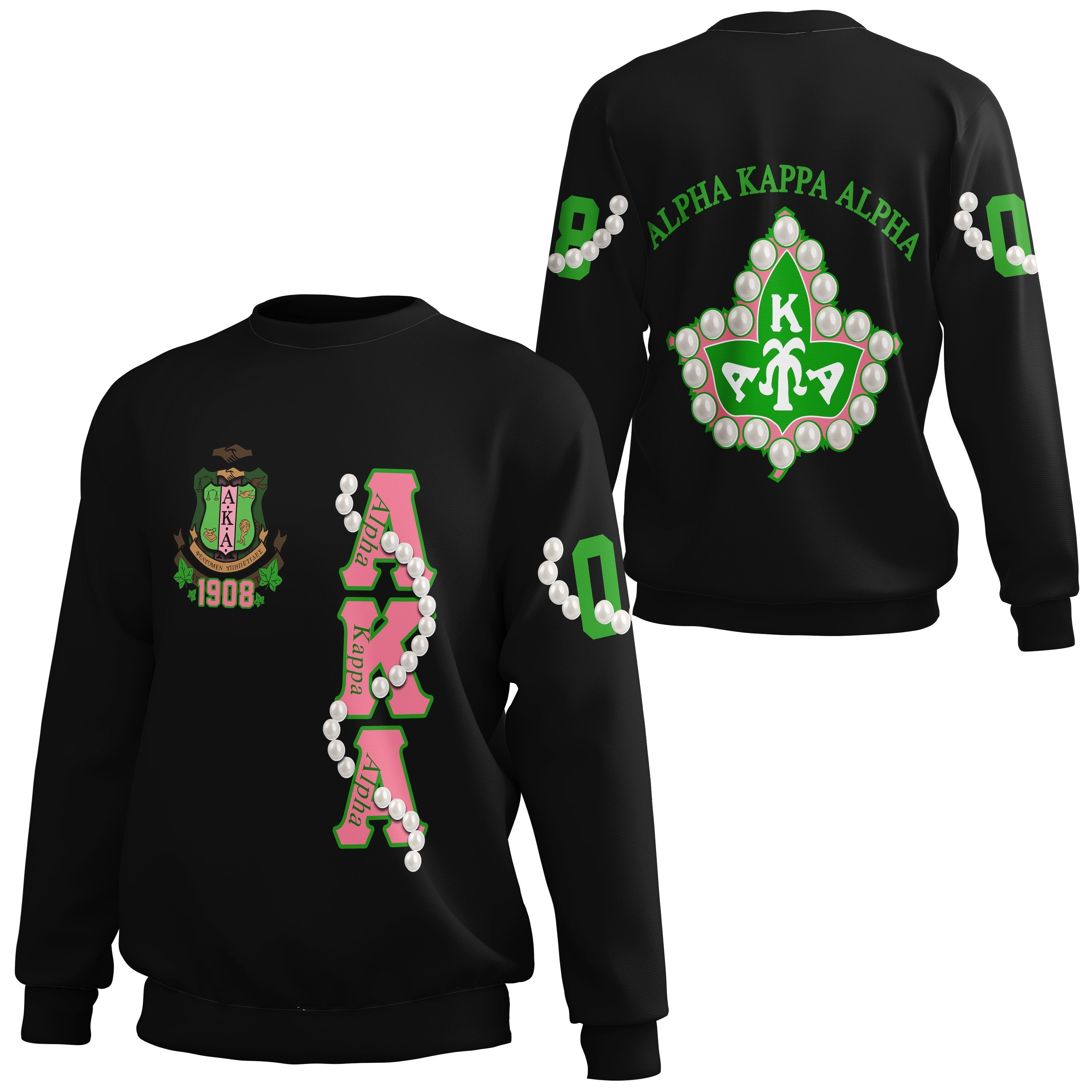 Greek Life  Sweatshirt – Alpha Kappa Alpha Pearl Sweatshirt