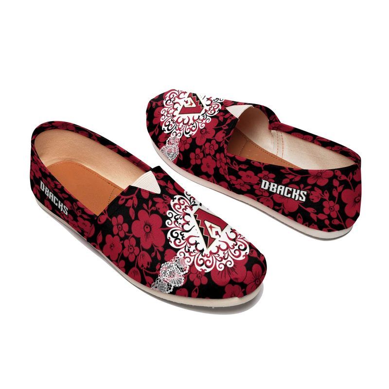 Topsportee Atlanta Falcons Tropical Flowers Pattern Limited Edition Toms Slip On Shoes Nla015033