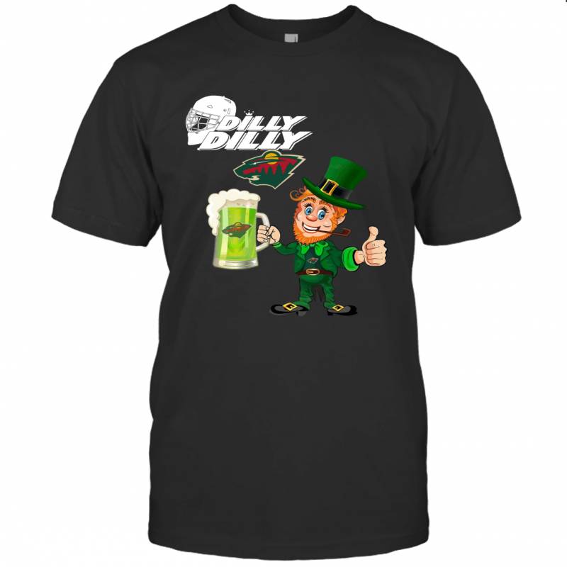 Minnesota Wild Dilly Dilly Saint Patrick Day T-Shirt