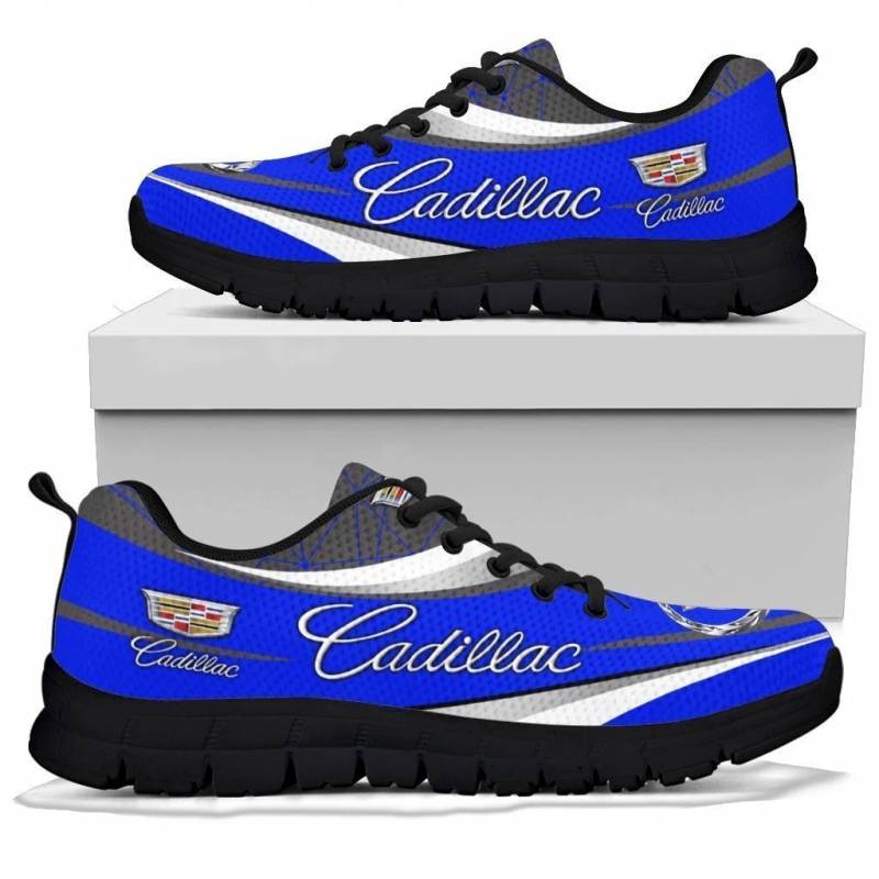 3D Printed Cadillac- BDA Sneakers Ver1 For Men & Women (Blue)