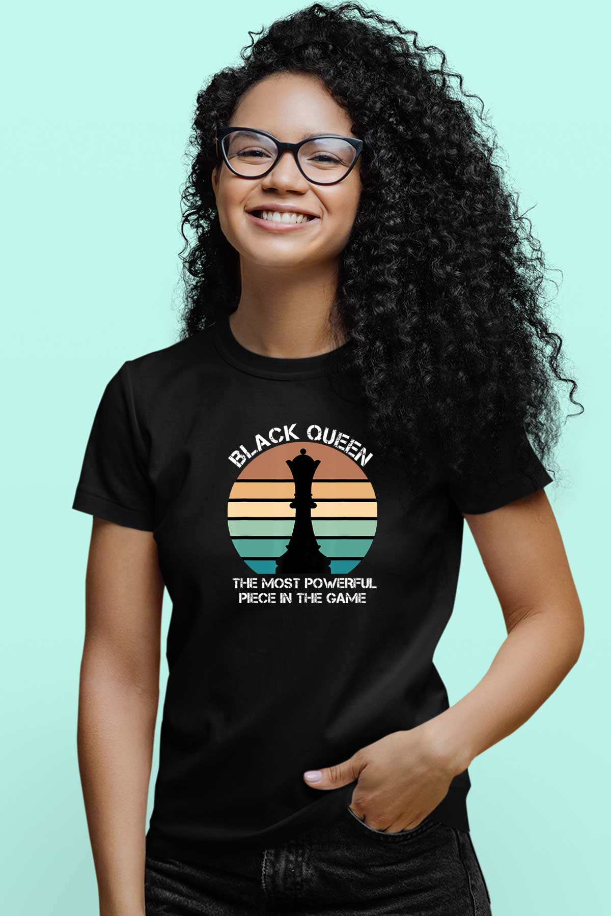 Black Queen Is The Most Important Piece In The Game Woman T-Shirt