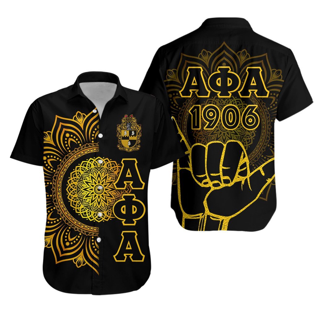 Alpha Phi Alpha Fraternity Hawaiian Shirt Mandala Vibes – Hand Sign Lt8