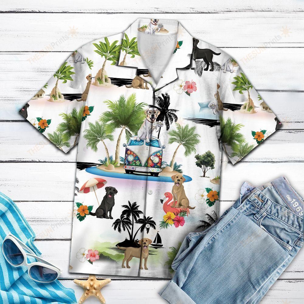 Labrador Retriever Vacation Hawaiian Shirt Ha54185