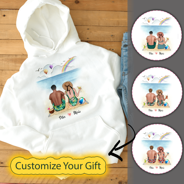 Personalized Couple Hoodie – Gift For New Couple – Awesome Couple Shirts