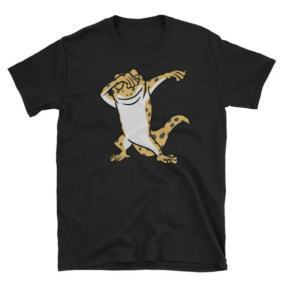 Dabbing Leopard Gecko Dab Dance Shirt Funny Leopard Gecko T Shirt Gecko Animal T Shirt