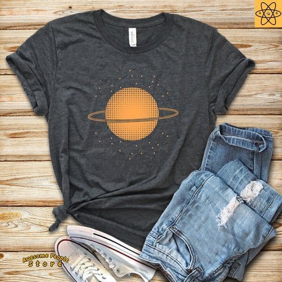 Saturn Shirt Planet Saturn Shirt Vintage Nasa Shirts Solar System Universe Science Moon Astronaut Astrology Astronomy Shirt