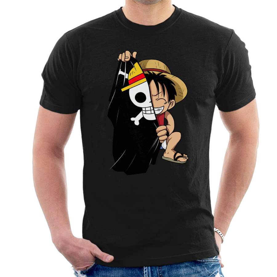 Monkey D Luffy Flag One Piece Men’s T-Shirt