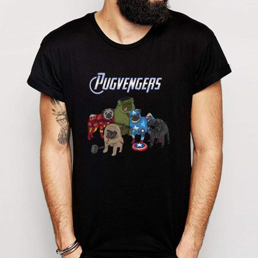 Pugvenger Superhero Animals Men’S T Shirt