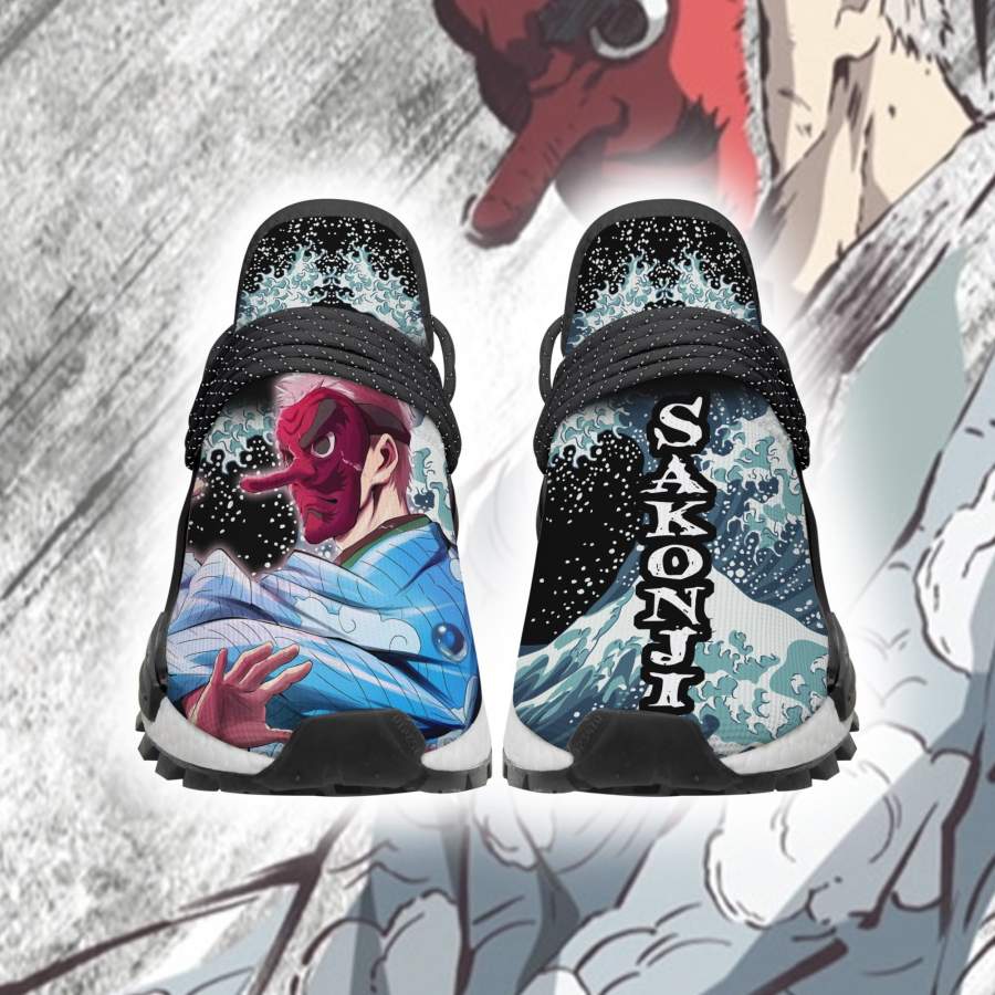 Demon Slayer Shoes Sakonji NMD Sneakers Skill Anime Shoes